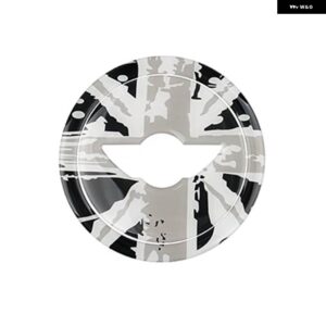 3D ステアリングホイール センター ステッカー 装飾 デカール ミニクーパー カントリーマン R55 R56 R57 R58 R60 R61 - Type D