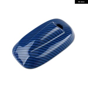 ユニオンジャック ミニクーパー F55 F56 ミニ F56 F55 JCW ABS 車空中アンテナカバー ハウジングケース ステッカー - Blue Carbon Style