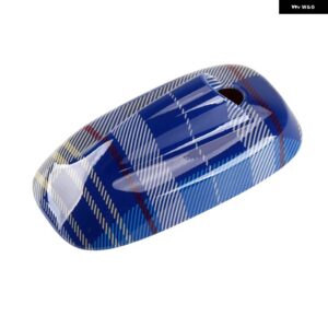 ユニオンジャック ミニクーパー F55 F56 ミニ F56 F55 JCW ABS 車空中アンテナカバー ハウジングケース ステッカー - Blue stripes
