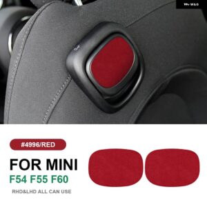 車リアハンドルスエード ステッカー ミニクーパー F54 クラブマン F55 F60 カントリーマン インテリア デカール カバー