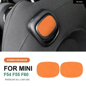 車リアハンドルスエード ステッカー ミニクーパー F54 クラブマン F55 F60 カントリーマン インテリア デカール カバー