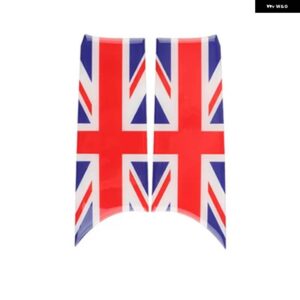 2個 3D エポキシドア アームレスト ステッカー カバー ミニクーパー F56 ミニ F56 JCW インテリア トリム デカール - Union Jack