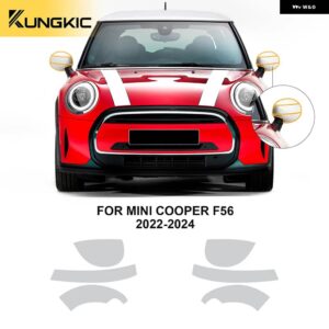 ヘッドライト フィルム ミニ F56 クーパー S 2 ドア 2022-2024 クリアキット 8.5MIL ステッカー プレカット PPF TPU ペイントフィルム