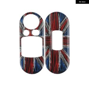 2ピース ミニクーパー F56 ドアウィンドウ リフター スイッチ コントロールパネル カバー ステッカー デカール カースタイリング - Sketch Union Jack