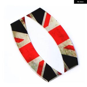 クリスタルエポキシ ミニクーパー カントリーマン F60 コンソール 画面ナビゲーションフレームトリム ステッカー スタイリング - Retro Union Jack