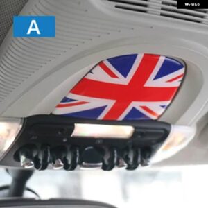 1個 インテリア ルーフ読書灯 ステッカー カバー ミニクーパー F56 F55 F60 カントリーマン 読書灯 ステッカー - Union Jack