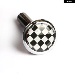 2個 カーボン窓ドアロックピンカバー ステッカー ミニクーパー R55 R56 R60 R61 F54 F55 F56 F60 カントリーマン