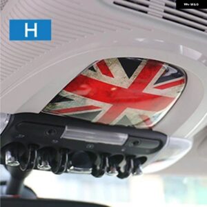 3D 車内ルーフ読書灯 ステッカー カバー ミニクーパー F56 F55 カントリーマン F60 カースタイリング デカール - Retro Union Jack