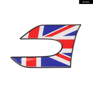 2個 サイドウイングフェンダー ステッカー ボディセクションスカットル デカール ミニクーパー F55 F56 ハッチバック - Union Jack