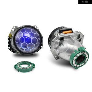 3.0インチ バイキセノンプロジェクターレンズハニカムブルーコーティング HELLA 3R G5 金属ホルダー D1 D2 D3 D4 電球 ヘッドライト レトロフィット - ONLY HELLA 5