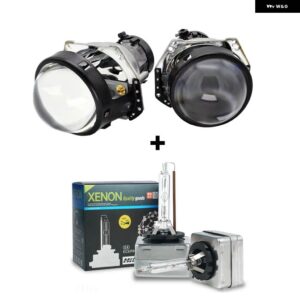 1ペア 3.0 HID バイキセノンプロジェクターレンズ HELLA 3R G5 HD ヘッドライト 交換ライト レトロフィット D1S D2S D3S D4S 6000K