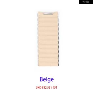 5KD832531 センターコンソール ドリンクカバー スライドローラー ブラインド ゴルフ 6 MK6 ゴルフ 5 V SAGITAR 2006-2014 水カップホルダー カーテン - Beige