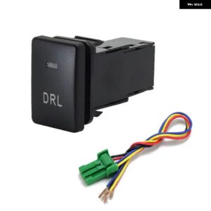 スズキ 1PC BSM DRL LED パーキンダーバッテリー電源ステアリングシェル音楽 スイッチ ボタン ジムニー 2019 - DRL