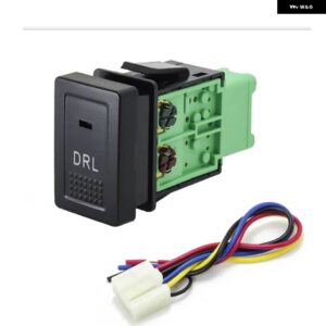 スズキ 1PC BSM DRL LED パーキンダー電源ステアリングシェル スイッチ ボタン 新 TIANYU SX4 - DRL