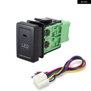 スズキ 1PC BSM DRL LED パーキンダー電源ステアリングシェル スイッチ ボタン 新 TIANYU SX4 - LED