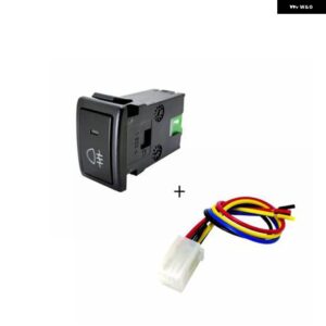 スズキ 1PC 自動 ヘッドライト DRL 電子犬ファンフロント フォグランプ リア フォグランプ スイッチ ボタン ジムニー 07-15 - Rear fog lights
