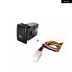 スズキ 1PC 自動 ヘッドライト DRL 電子犬ファンフロント フォグランプ リア フォグランプ スイッチ ボタン ジムニー 07-15 - DRL