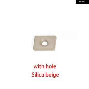 グローブボックス ハンドルカバー 蓋ロック スイッチ ボタン カバー メルセデス W220 S クラス - withhole Silicabeige