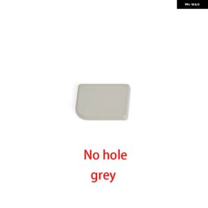 グローブボックス ハンドルカバー 蓋ロック スイッチ ボタン カバー メルセデス W220 S クラス - no hole grey