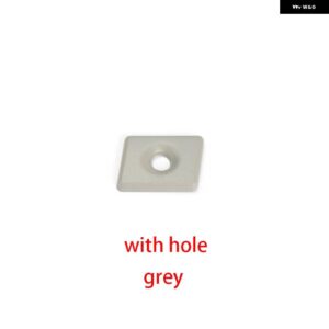 グローブボックス ハンドルカバー 蓋ロック スイッチ ボタン カバー メルセデス W220 S クラス - with hole grey
