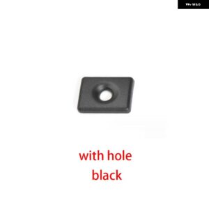 グローブボックス ハンドルカバー 蓋ロック スイッチ ボタン カバー メルセデス W220 S クラス - With Hole-Black
