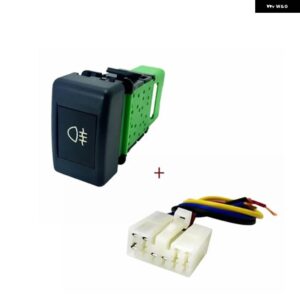 1PC フロント フォグランプ リア フォグライト 音楽 LED 自動 ヘッドライト 電源 スイッチ ボタン いすゞ KV100 - Rear Fog Light