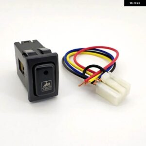 スズキ 1PC LED ファン加熱リアビーレーダー パーキング センサー フォグライト バックミラー 折りたたみ スイッチ ボタン ジムニー 07 - Driving recorder
