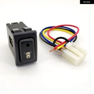スズキ 1PC LED ファン加熱リアビーレーダー パーキング センサー フォグライト バックミラー 折りたたみ スイッチ ボタン ジムニー 07 - Radar parking sensor