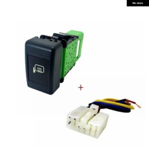 1PC バックミラー 加熱 スポットライト レーダー パーキング センサー ドライブ レコーダー マフラー スイッチ ボタン いすゞ D-MAX 2018 - rearview mirror heat