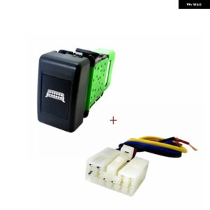 1PC バックミラー 加熱 スポットライト レーダー パーキング センサー ドライブ レコーダー マフラー スイッチ ボタン いすゞ D-MAX 2018 - Spotlight