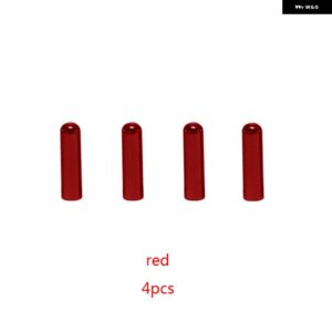 5色 ドアロックスティックピンキャップ インテリア スタイリング BWM F10 F02 F07 E70 525 730 X1 X6 5121 1805 643 - red 4pcs