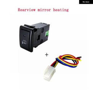 スズキ 1PC レーダー パーキング センサー バックミラー 折りたたみバックミラー 加熱 スイッチ ボタン ジムニー 07-15 - rearview mirror heat
