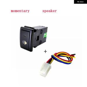 スズキ 1PC レーダー パーキング センサー バックミラー 折りたたみバックミラー 加熱 スイッチ ボタン ジムニー 07-15 - speaker
