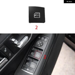 マスターウィンドウ スイッチ リペア ボタン カバー ドアガラス コントロール スイッチ キーキャップ C クラス W204 GLK X204 E クラス W212 W207 - 2