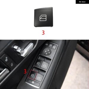 マスターウィンドウ スイッチ リペア ボタン カバー ドアガラス コントロール スイッチ キーキャップ C クラス W204 GLK X204 E クラス W212 W207 - 3