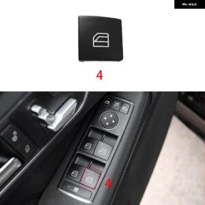 マスターウィンドウ スイッチ リペア ボタン カバー ドアガラス コントロール スイッチ キーキャップ C クラス W204 GLK X204 E クラス W212 W207 - 4