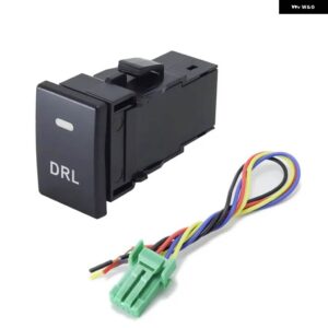 1PC ブルーライト DRL LED スポットライト 電子犬ファン電源バックミラー ダブル テールゲート スイッチ いすゞ D-MAX 20-22 - DRL