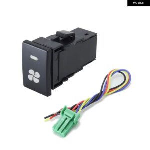 1PC ブルーライト DRL LED スポットライト 電子犬ファン電源バックミラー ダブル テールゲート スイッチ いすゞ D-MAX 20-22 - fan
