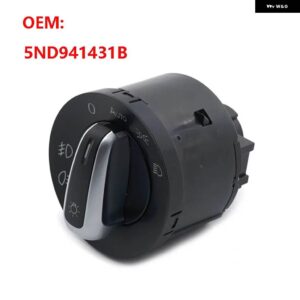 5ND941431B ヘッドライト スイッチ フォグライト コントロールセンサー VW パサート B6 B7 ゴルフ ジェッタ キャディーティグアン用 - headlights