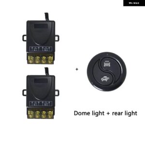 1セット 12 V-24 V スポットライト 電源フロントバンパー ライト LED 2 ボタン ヘッドライト 用 ワイヤレス リモート コントロール スイッチ - reversing spotlight
