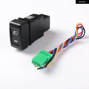 1PC フロント フォグランプ リア フォグライト 音楽 LED 自動 ヘッドライト 電源 スイッチ ボタン いすゞ D-MAX 2018 - Headlight