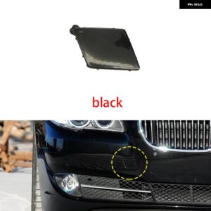 フロントバンパー 牽引フックキャップカバー 5シリーズ F10 F18 長軸バージョン 11-13 51117246868 - black