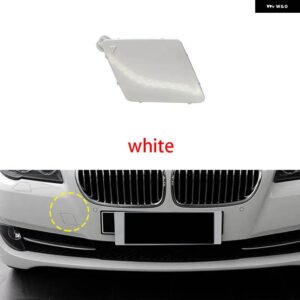 フロントバンパー 牽引フックキャップカバー 5シリーズ F10 F18 長軸バージョン 11-13 51117246868 - WHITE