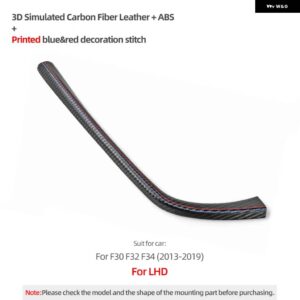 センターコンソール ギアシフト パネル サイド ストリップ アルカンターラ 3シリーズ F30 F32 F34 M パフォーマンスカー インテリア - PVC LHD