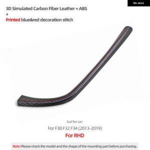 センターコンソール ギアシフト パネル サイド ストリップ アルカンターラ 3シリーズ F30 F32 F34 M パフォーマンスカー インテリア - PVC RHD