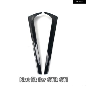 VW ゴルフ 6 MK6 GTI GTR GTD 2008-2013 ABS リアウィンドウ サイド トランク スポイラー カナードカナードスプリッター - Not fit for GTR GTI
