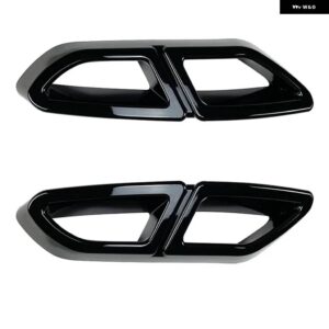 VW パサート B8 バリアント 2015-19 RLINE 車アウトレットテールパイプ マフラー フレームカバー 外装 - Carbon Look