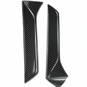 リアウィンドウ サイド スポイラー ウイング用セアトレオン 5F FR MK3 MK3.5 2012-2021 スタイリング自動カナードスプリッター ブラック/カーボン - Carbon Look