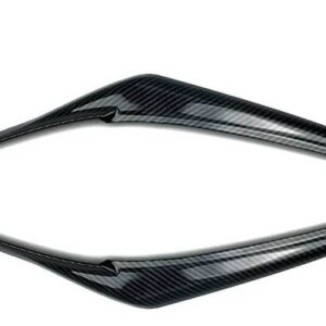 カムリ風ナイフフロント フォグランプ アイブロウ スポイラー カーボン 装飾 - CARBON LOOK