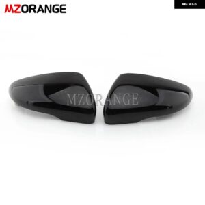 サイドミラー カバー キャップ VW ゴルフ 6 MK6 GTI 2009-2014 ブライトブラックリアビューバックミラー ハウジングカバー カー - Left and Right